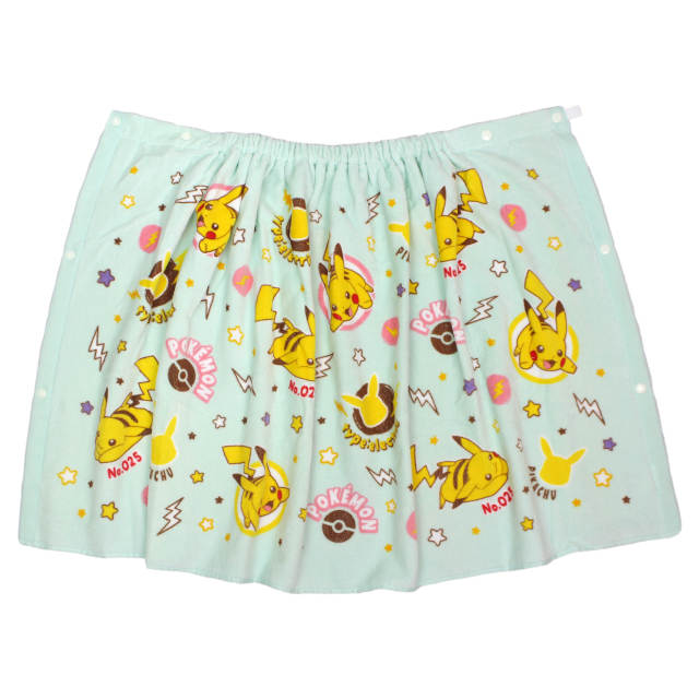 ラップタオル 巻きタオル 子供 キッズ ジュニア 男の子 女の子 ポケモン 水泳 プール スイミング 着替え バスタオル 60cm |  | 01