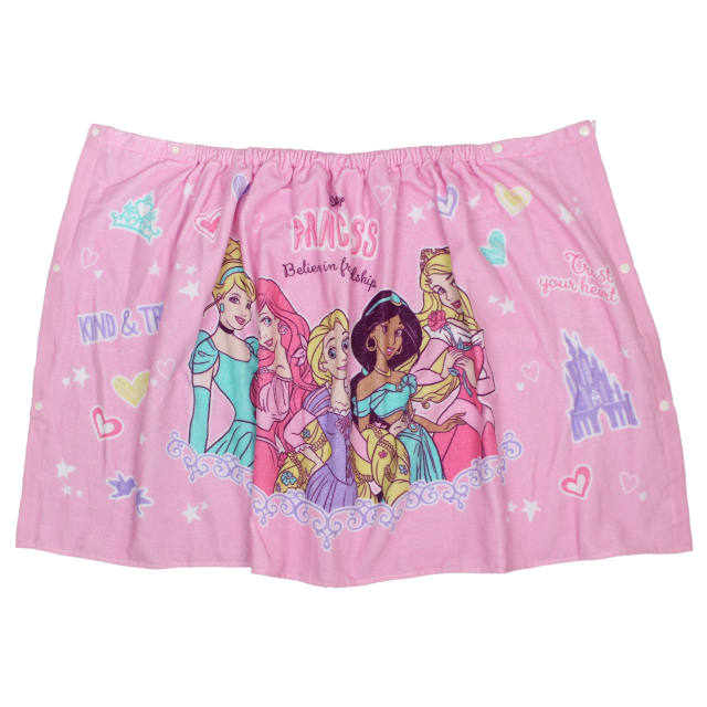 ラップタオル 巻きタオル 子供 キッズ ジュニア 女の子 ディズニープリンセス 水泳 プール スイミング 着替え バスタオル 60cm |  | 01
