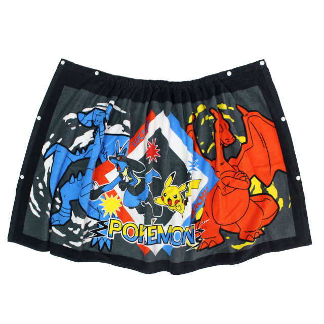 ラップタオル 巻きタオル 子供 キッズ ジュニア 男の子 女の子 ポケモン 水泳 プール スイミング 着替え バスタオル 60cm |  | 01