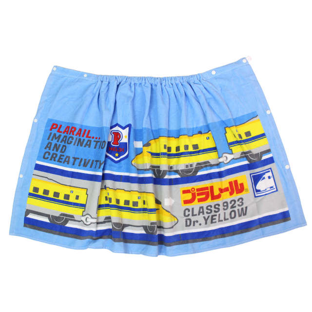 ラップタオル 巻きタオル 子供 キッズ ジュニア 男の子 プラレール 水泳 プール スイミング 着替え バスタオル 60cm |  | 01