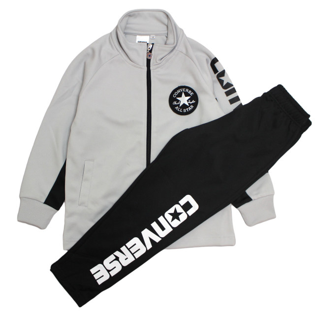 ジャージ 上下セット キッズ 男の子 コンバース スポーツウェア トレーニングウエア 運動 宿泊学習  110cm 120cm 130cm | CONVERSE | 01