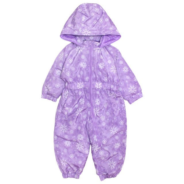 ベビー ジャンプスーツ 女の子 子供 雪柄 スノーウェア 撥水加工 雪遊び 中綿 カバーオール つなぎ 80cm 90cm 95cm |  | 02