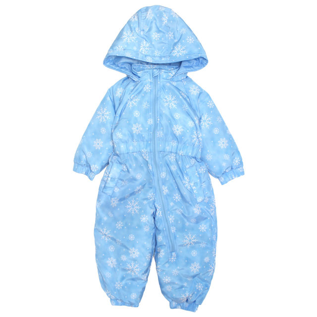 ベビー ジャンプスーツ 女の子 子供 雪柄 スノーウェア 撥水加工 雪遊び 中綿 カバーオール つなぎ 80cm 90cm 95cm |  | 01
