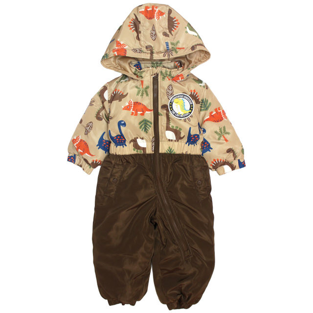 ベビー ジャンプスーツ 男の子 子供 なりきり 恐竜柄 スノーウェア 撥水加工 雪遊び 中綿 カバーオール つなぎ 80cm 90cm 95cm |  | 02