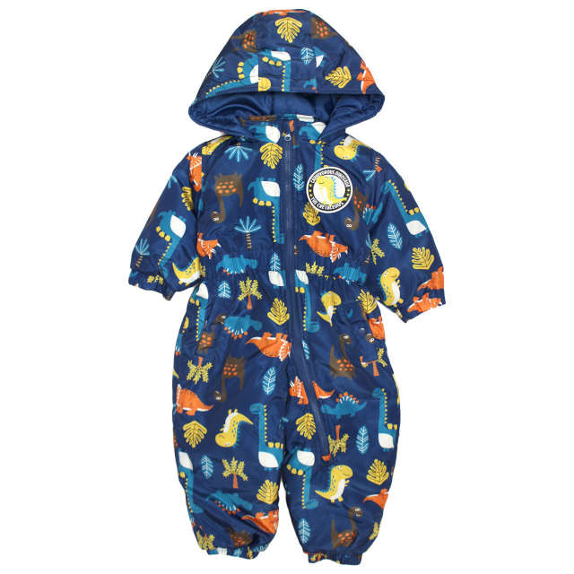ベビー ジャンプスーツ 男の子 子供 なりきり 恐竜柄 スノーウェア 撥水加工 雪遊び 中綿 カバーオール つなぎ 80cm 90cm 95cm |  | 01