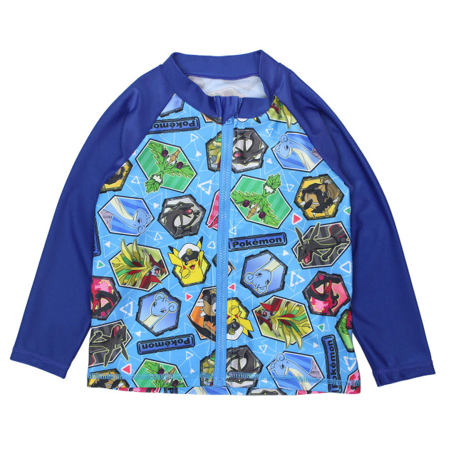 ラッシュガード ポケモン キッズ 男子 男の子 長袖 フルジップ ピカチュウ 日焼け対策 水着 子供 110cm 120cm 130cm |  | 02