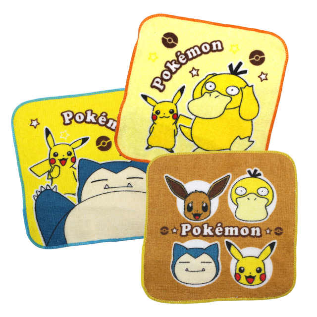 タオルハンカチ ミニ タオル 3枚セット 男の子 ポケットモンスター 綿100% 手洗い お手拭きタオル 入学準備 入園 給食 小学校 幼稚園 |  | 01