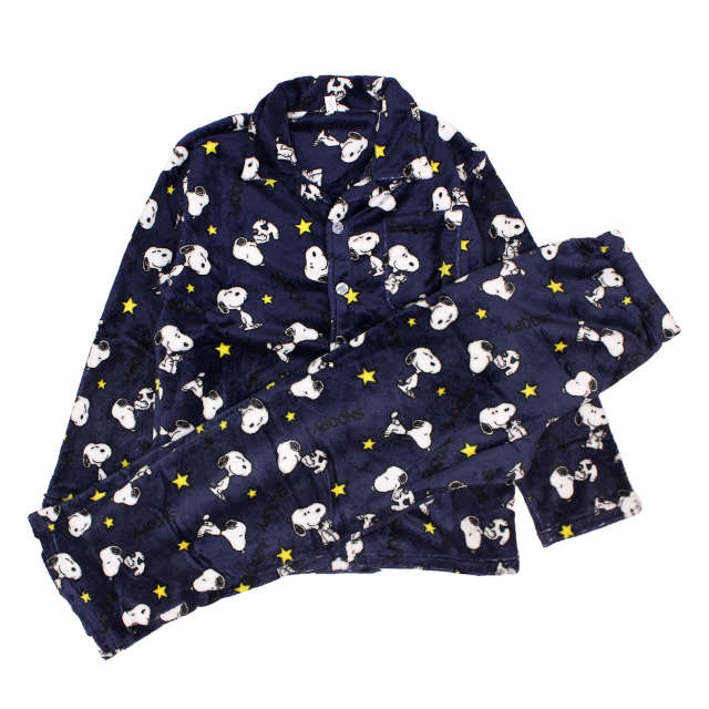 ルームウェア 上下セット フリース ボア スヌーピー PEANUTS ふわふわ メンズ 男性用 兼用 あったか 部屋着 ルームウェア M　L |  | 02