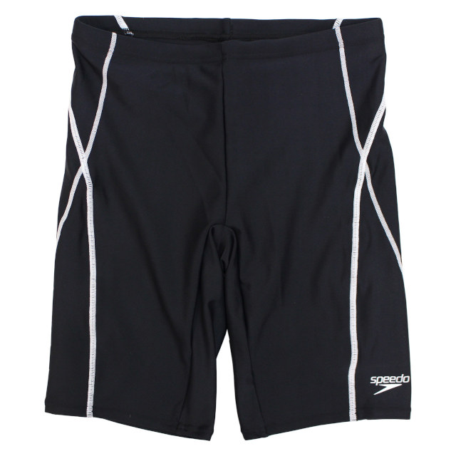 スクール水着 男子 男の子 スピード speedo スパッツ セミロング パンツ 海パン 学校 小学生 キッズ ジュニア 水着 子供 130cm 140cm 150cm 160cm | speedo | 01