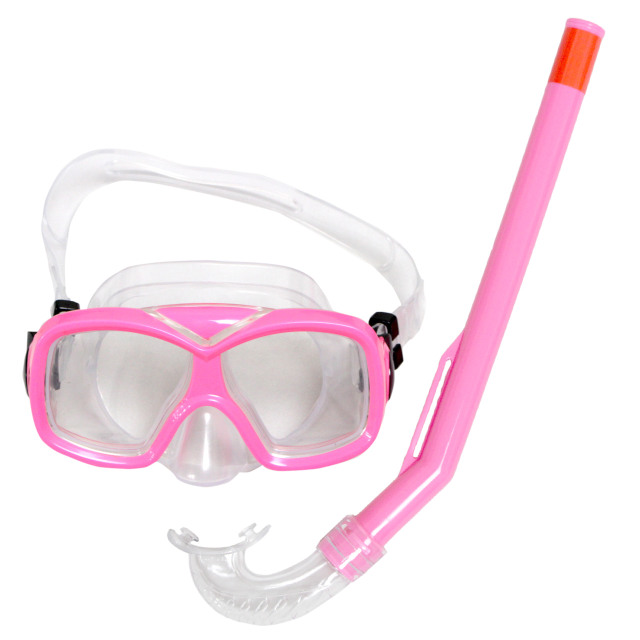 シュノーケリング セット マスク 水中メガネ シュノーケル スイムセット 子供用 マスクとスノーケルの2点セット |  | 02