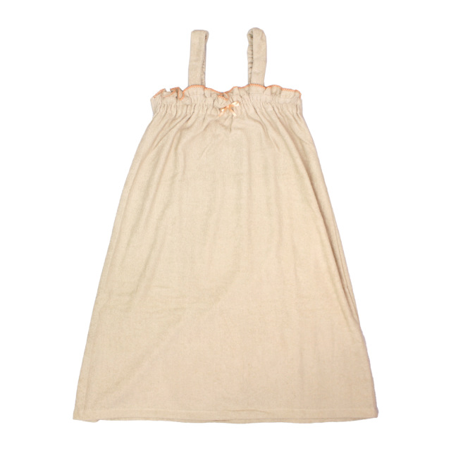 シャワーローブ レディース バスローブ タオル地 ラップローブ 無地 パイル地 キャミワンピース タオルローブ ルームウェア 女性用 |  | 01