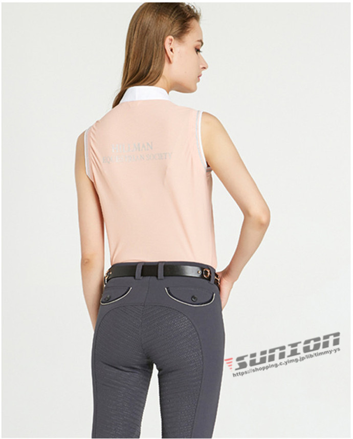 乗馬用品 乗馬ウェア 半袖シャツ ショーシャツ 乗馬用ポロシャツ レディース コンペティション 競技用 馬具 馬 乗馬用 春 夏 乗馬用品 乗馬ウェア
