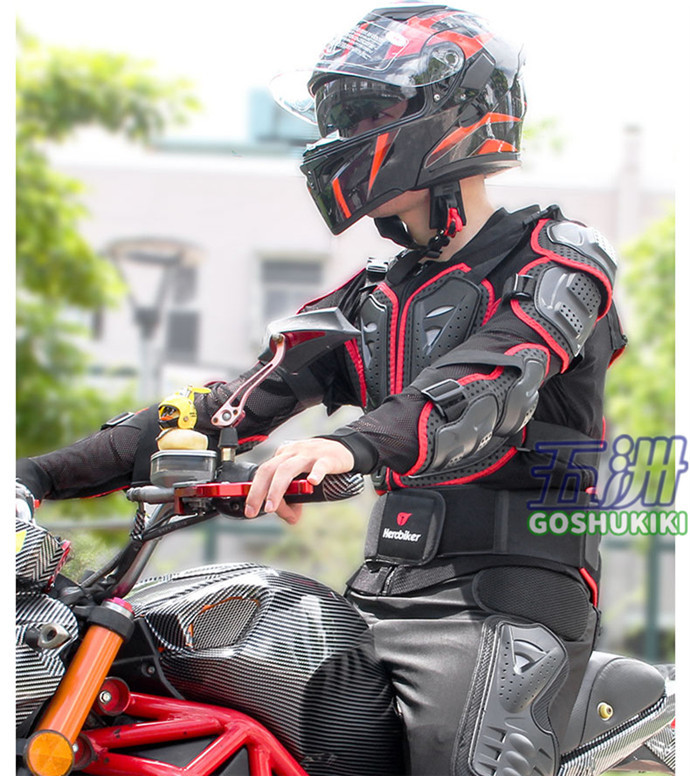 バイクウェア プロテクター ジャケット 背中 胸 肘 肩 腰 バイク 
