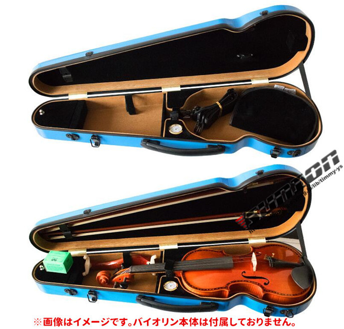 VIOLIN CASE バイオリンケース サイズ 4/4 楽器 管楽器 グラス