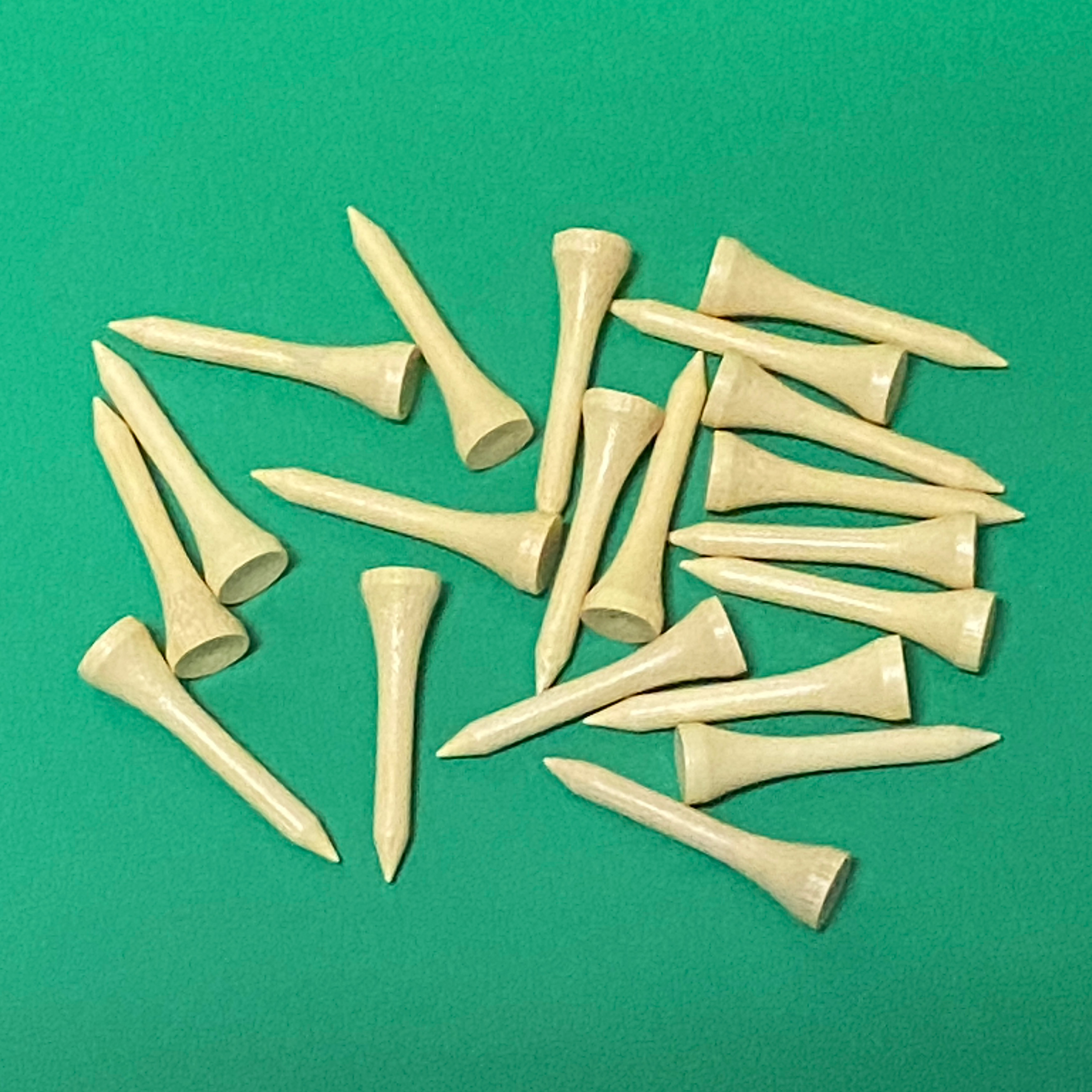 ゴルフ ティー ロングティー ショートティー 83mm 42mm 20本セット 竹