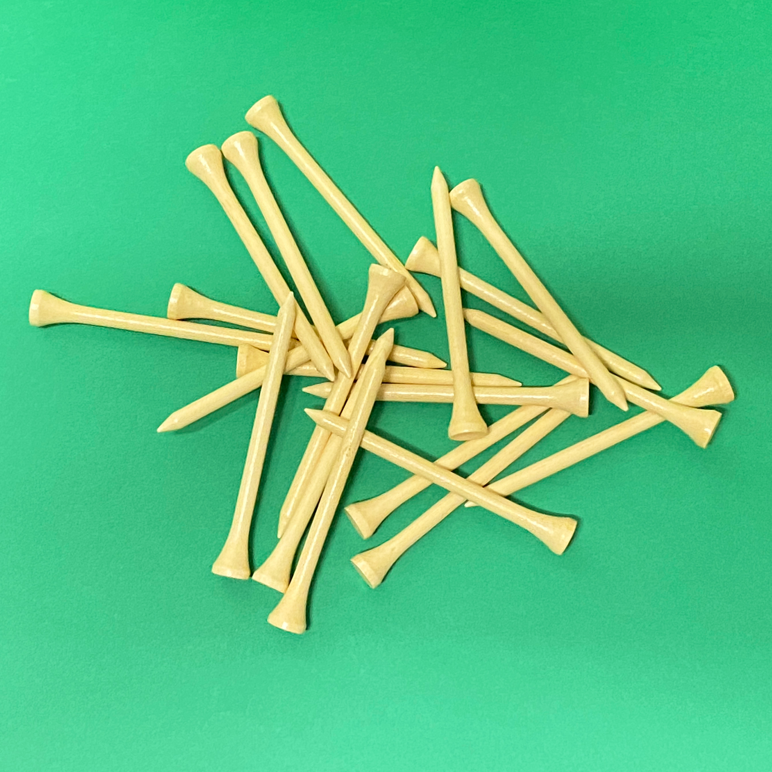 ゴルフ ティー ロングティー ショートティー 83mm 42mm 20本セット 竹