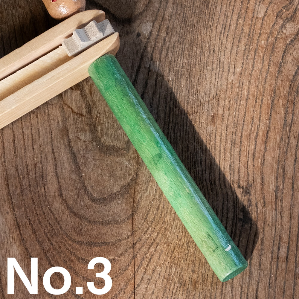 打楽器 木製 ロータリーパーカッション おもちゃ楽器 : インド・アジア