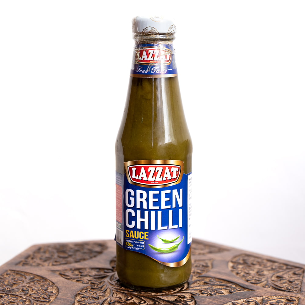 チリソース パキスタン料理 チャツネ ハラル グリーンチリ Green Chili Sauce 330g｜tirakita-shop｜02