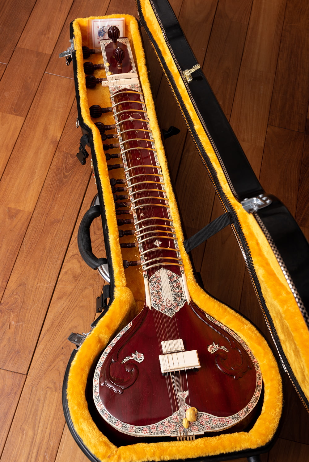 楽器 シタール Sitar インド (PALOMA社製)シタールセット（グラス