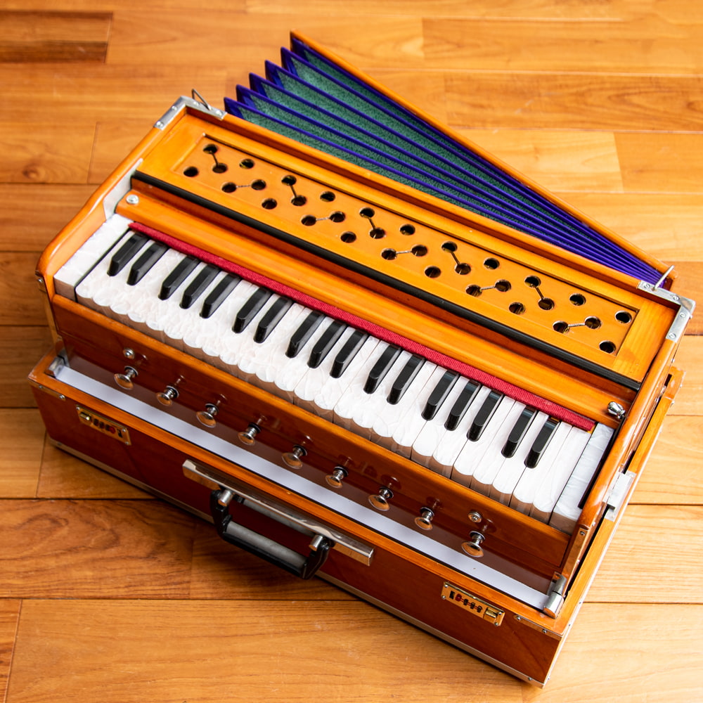 ハルモニウム Harmonium ピアノ インド 楽器 (Kartar Music House社製