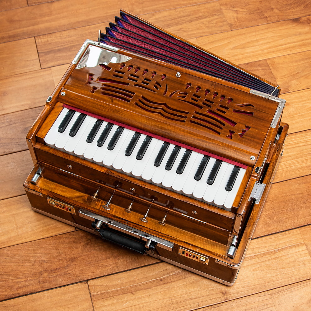 アコーディオン ハルモニウム Harmonium ピアノ インド 楽器 (Kartar
