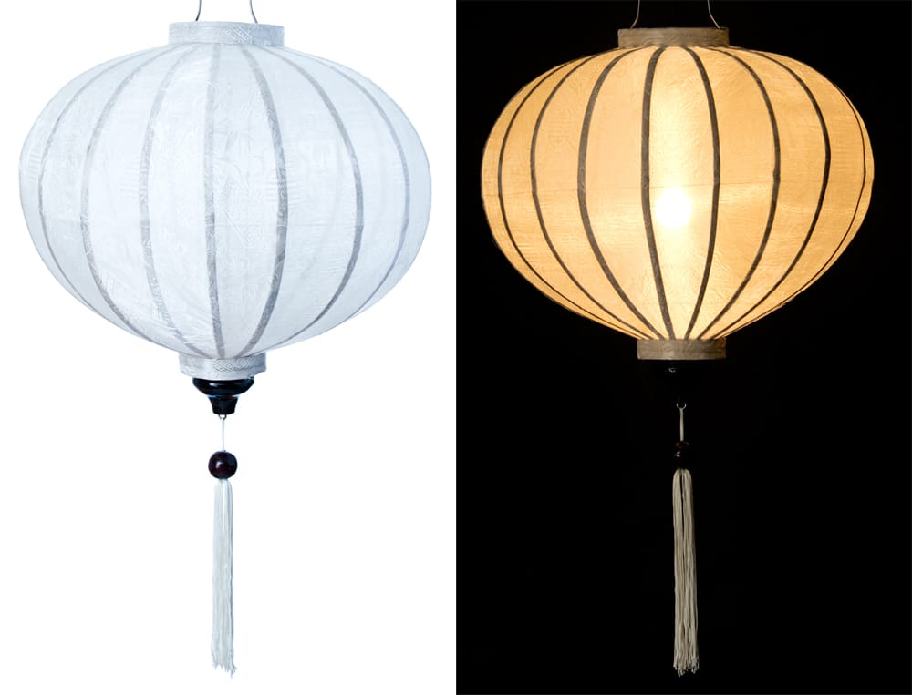 ホイアンランタン ランプ 提灯 インテリア ベトナム伝統のホイアン・ランタン(提灯) 丸型（大）｜tirakita-shop｜02