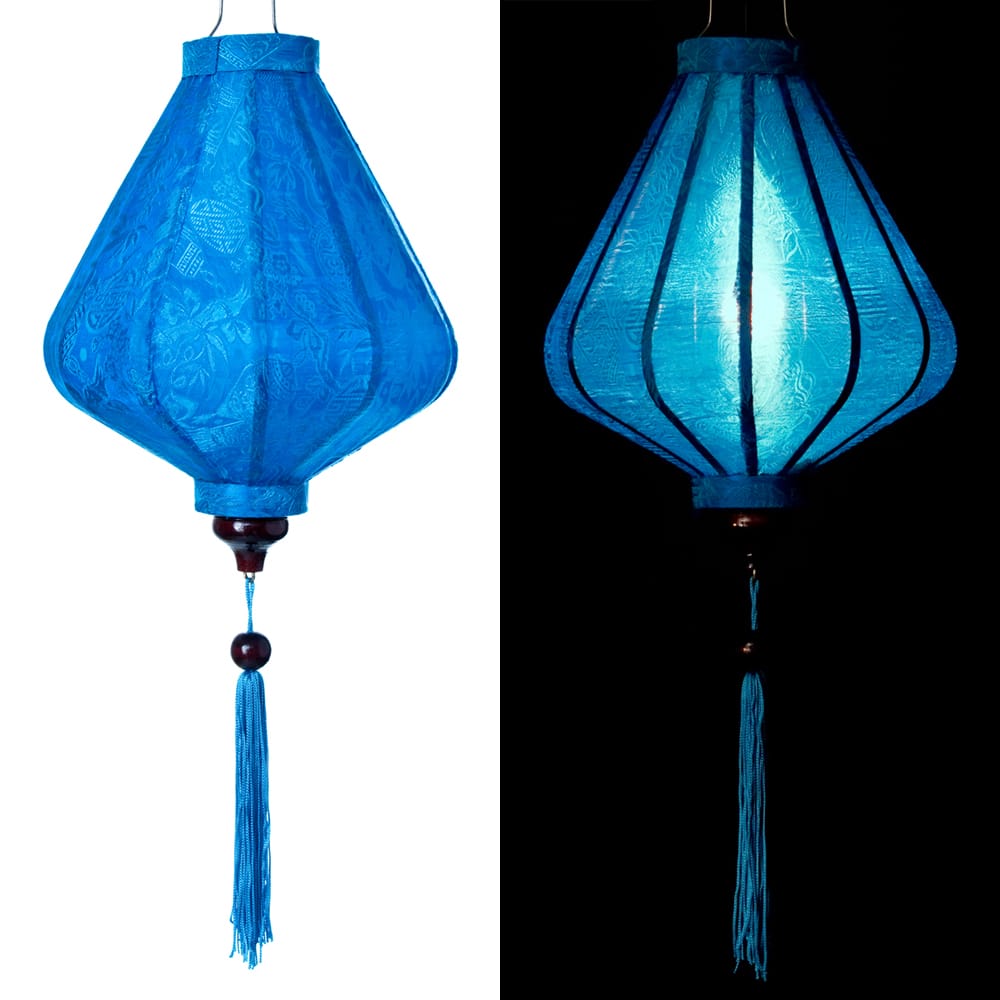 ホイアンランタン ランプ 提灯 インテリア ベトナム伝統のホイアン・ランタン(提灯) ダイヤ型（小）｜tirakita-shop｜03