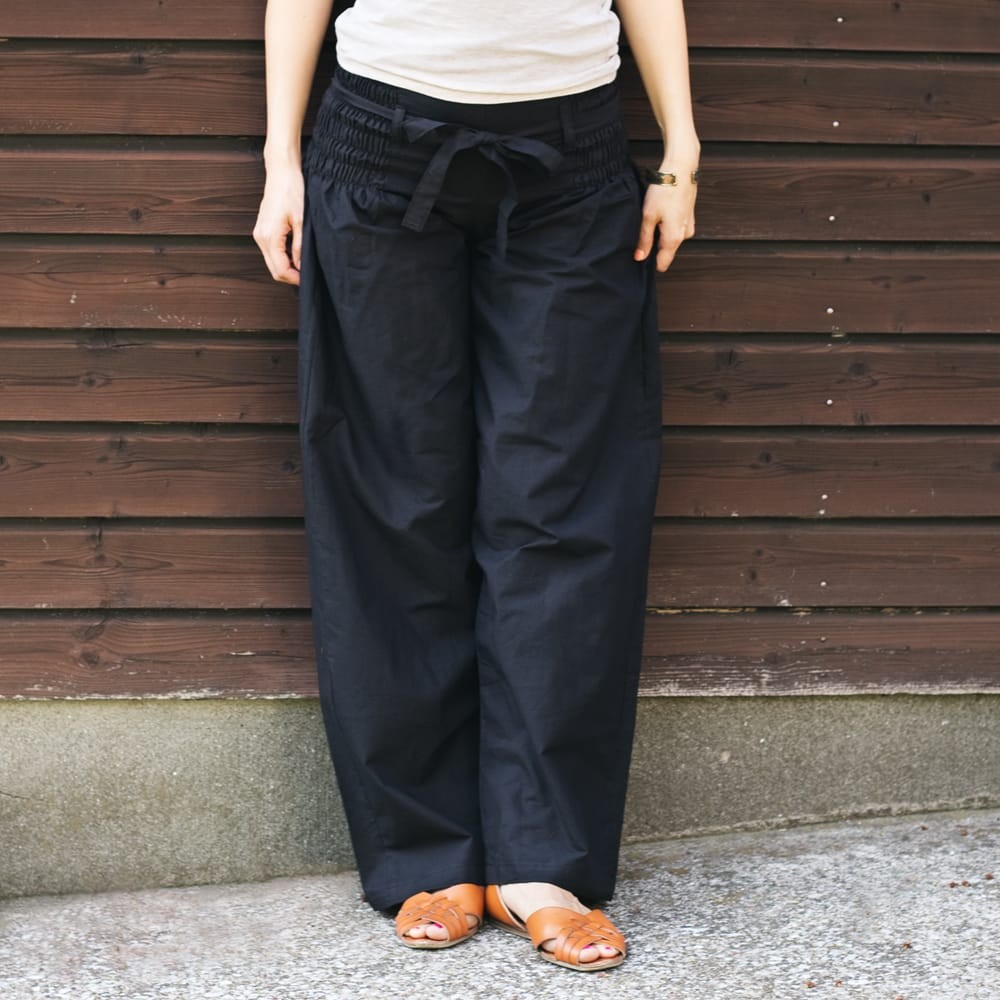 Issey Miyake アラジンパンツ ブラック M オシャレ 変形パンツ
