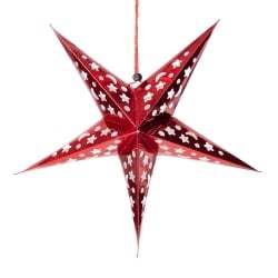 アドベント アドベントスター ペーパーオーナメント スターランプ