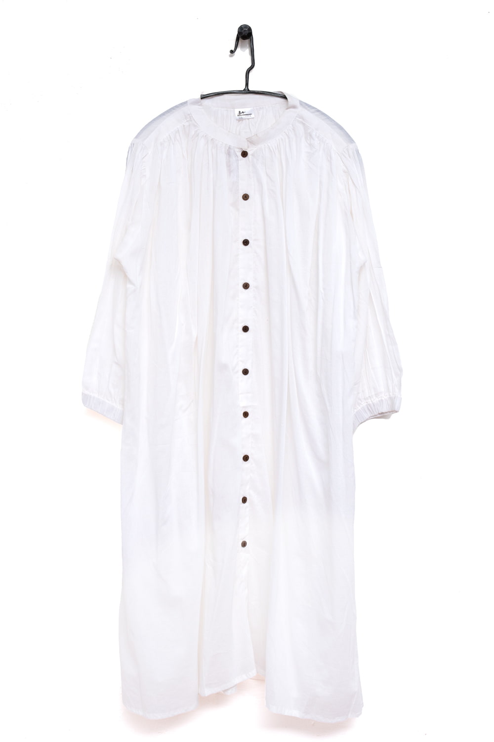 シャツ，ロングシャツ，ボタンシャツ，ワンピース チュニック コットン インド綿 透け感で軽やかに｜tirakita-shop｜05