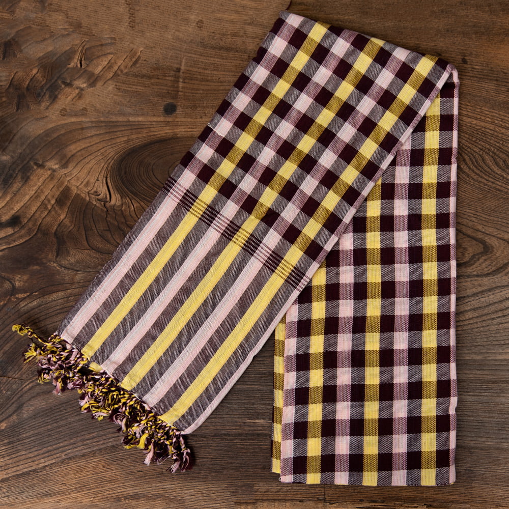 クロマー スカーフ ストール マフラー カンボジアからやってきた万能布 クロマーLサイズ(約60cm×160cm)｜tirakita-shop｜13
