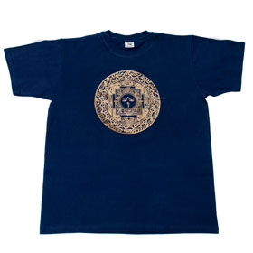 tシャツ 半袖 仏陀 釈迦 仏像 ゴータマ・シッダッタ ブッダアイ マンダラTシャツ ユニセックス ネパールTシャツ｜tirakita-shop｜05