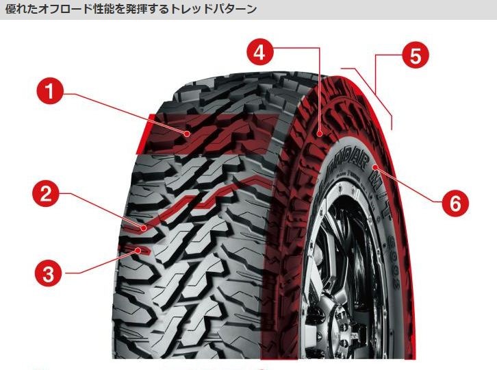 ヨコハマ ジオランダー M/T G003 6.50R16 LT 97/93Q 650R16