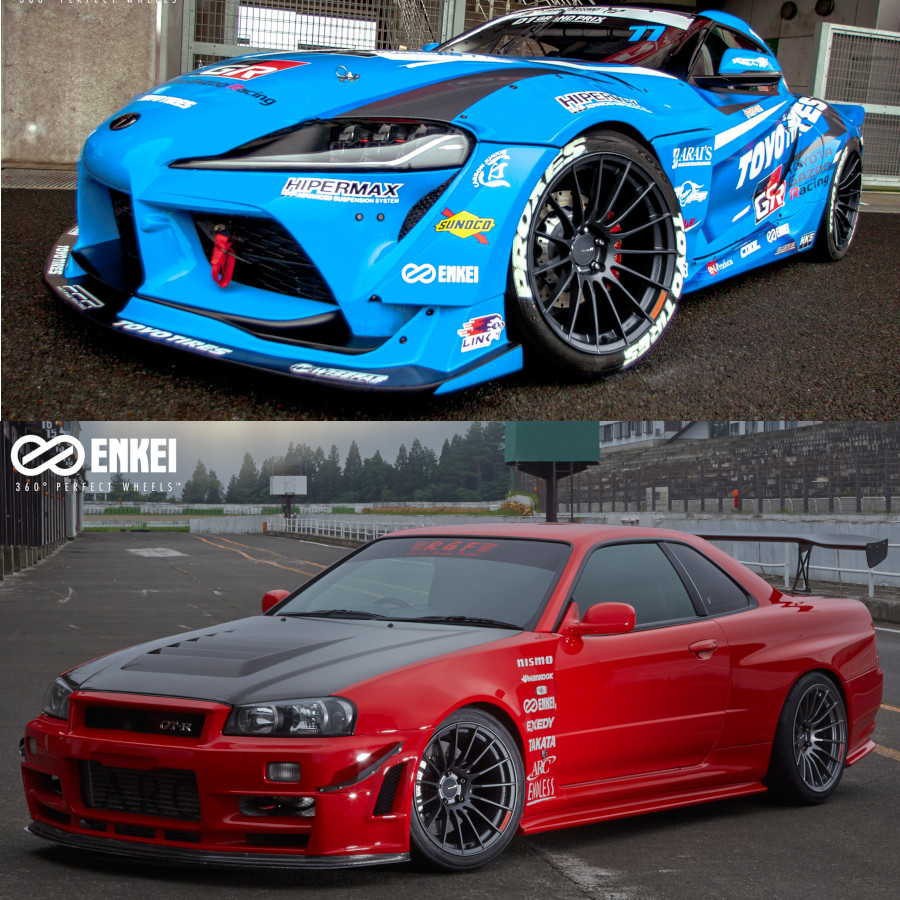 エンケイ　RS05RR 114.3 18インチ9.5J＋22 4本 ENKEI (4本セット価格) 18インチ 9.5J 5/114.3 エンケイ Racing