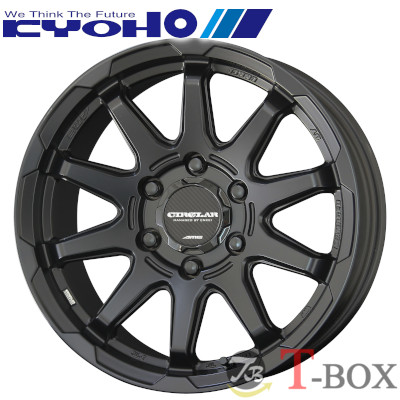 (単品1本価格) 15インチ 6.0J 6/139.7 共豊 サーキュラー C10X (MBK)｜tire-box