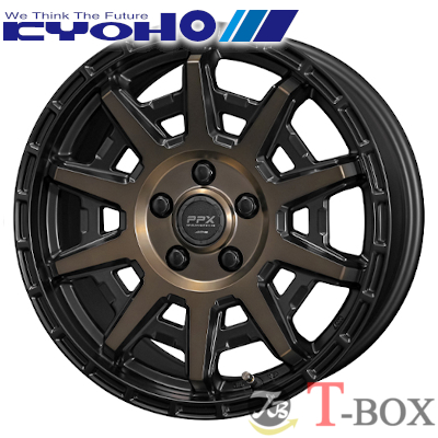 (4本セット価格) 17インチ 7.0J 5/114.3 共豊 PPX D10X (BPBR) :kyoho d10x bpbr 17705114 4P:T BOX Auto Parts