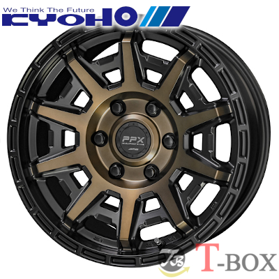 (4本セット価格) 16インチ 6.5J 6/139.7 共豊 PPX D10X (BPBR) :kyoho d10x bpbr 16656139 4P:T BOX Auto Parts