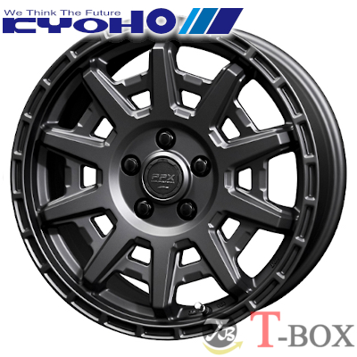 (4本セット価格) 17インチ 7.0J 5/114.3 共豊 PPX D10X マットダークガンメタリック (MDG)