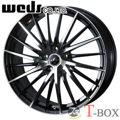 (4本セット価格) 20インチ 8.0J 5/114.3 ウェッズ レオニス FR (PBMC)