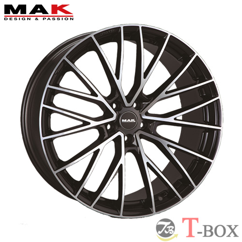 (4本セット価格) 21インチ 10.0J 5/112 MAK マック SPECIALE スぺシャーレ (BM) ブラックミラー