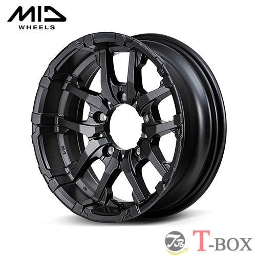 マルカサービス - (単品1本通貨価値) 16in 6.0J 5/139.7 マルカ ナイトロパワー M26 CROSS FANG バレル黒いこと/ドリルド