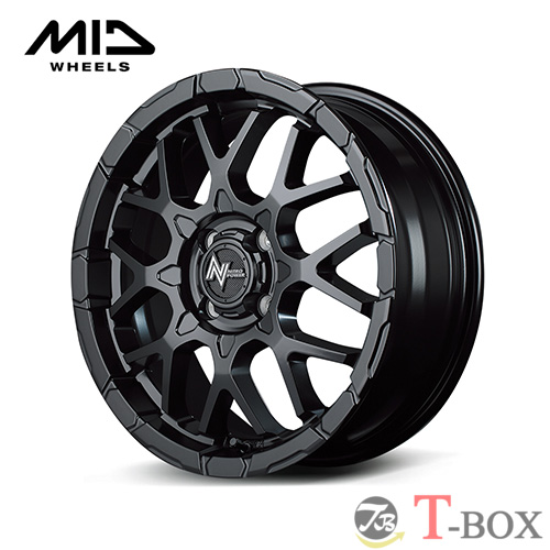 4本セット価格) 15インチ 5.0J 4/100 マルカ ナイトロパワー M28  