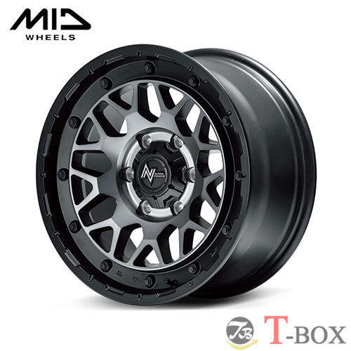 (4本セット価格) 16インチ 6.5J 6/139.7 マルカ ナイトロパワー M29 STINGER セミグロスブラッククリア