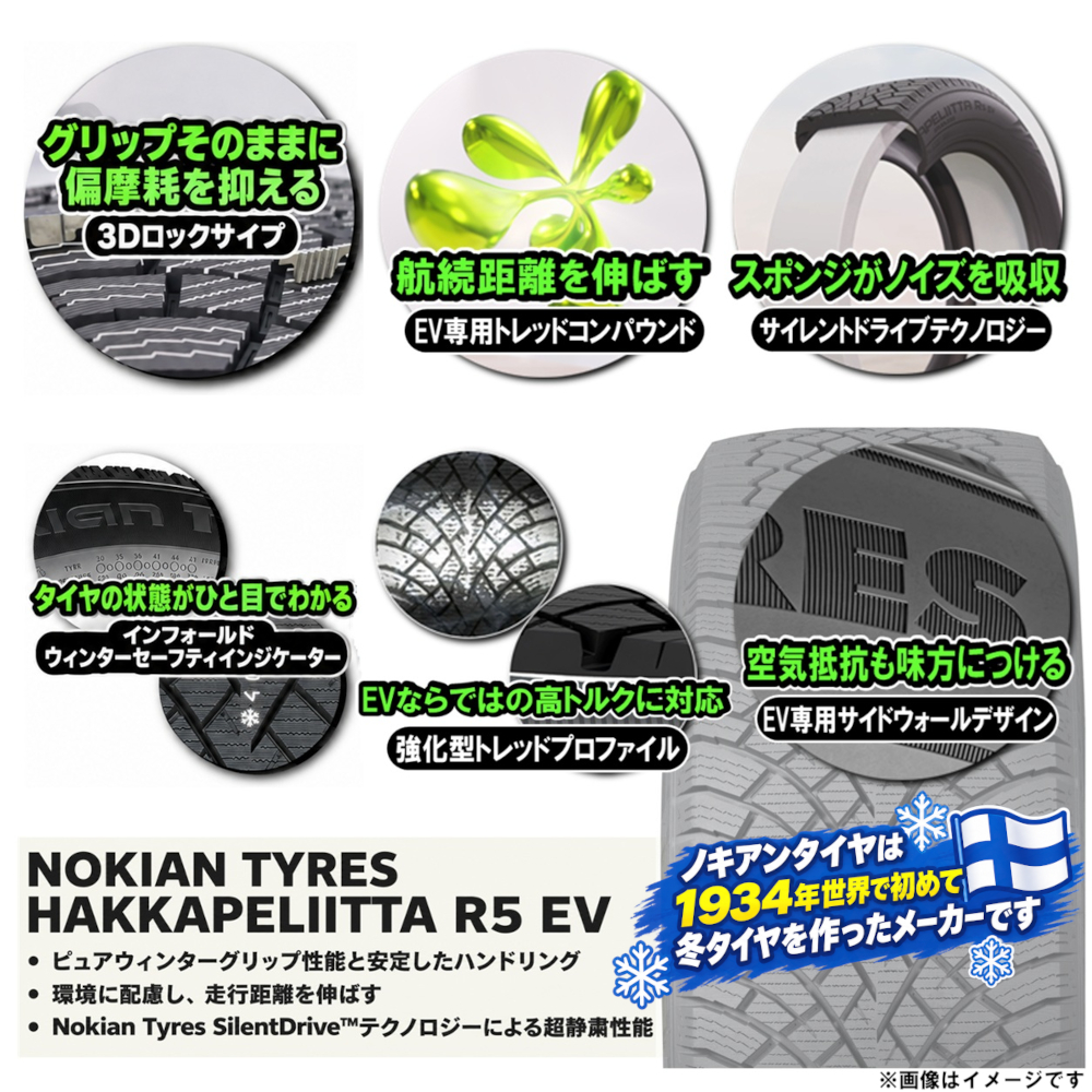 235 45 r18（nokian TYRES／自動車 スタッドレス、冬タイヤ）｜タイヤ