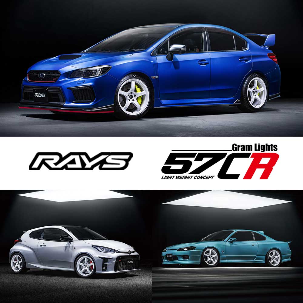 レイズ　グラムライツ57cr 4本セット　RAYS RAYS (4本セット価格) 18インチ 8.5J 5/114.3 レイズ グラムライツ