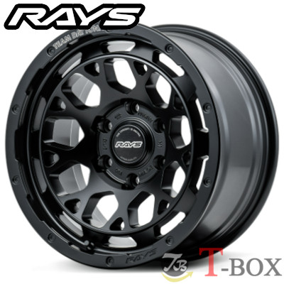 RAYS - (4本仕かける必要経費) 17in 8.0J 6/139.7 レイズ 野球クラブ デイトナ M9+ (BOJ)
