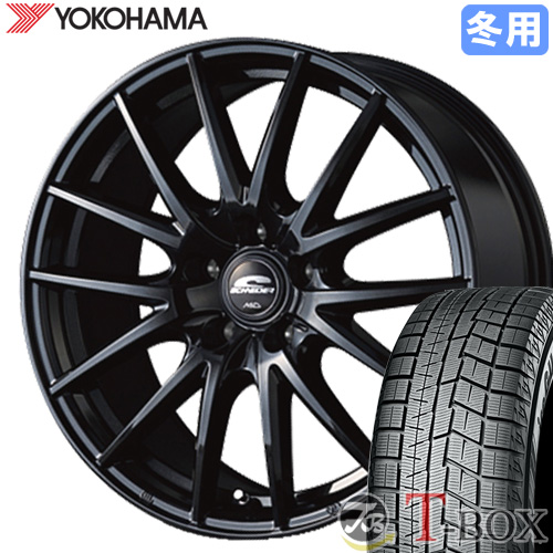 【フリード GB3/4】 スタッドレスタイヤ ホイール 4本セット 185/65R15 ヨコハマ アイスガード6 IG60 SQ27 (ブラック) 15インチ : w15554100 1856515fs504 : T BOX Auto Parts