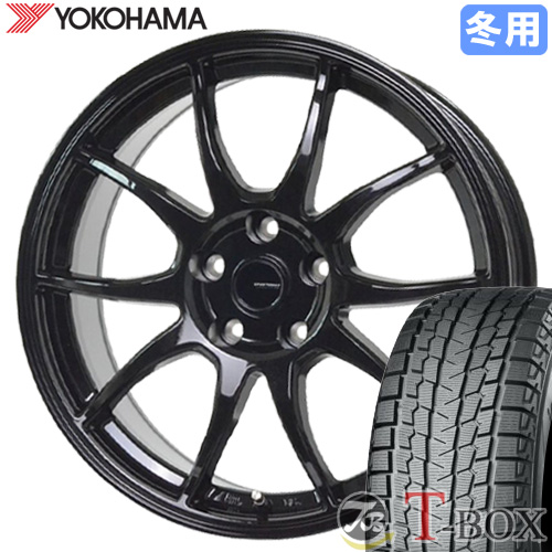 スタッドレスタイヤ ホイール 4本セット 225/60R17 ヨコハマ アイスガードSUV G075 Gスピード G-06 17インチ 7.0 5穴  PCD114.3