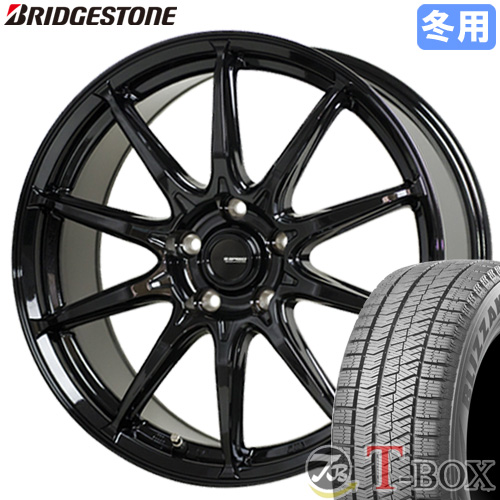 【ハスラー】 スタッドレスタイヤ ホイール 4本セット 165/65R14 ブリヂストン ブリザック VRX2 (ツー) Gスピード G-05  14インチ