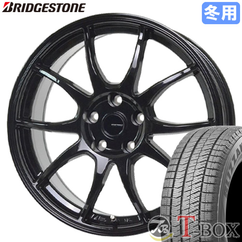 【C HR】 スタッドレスタイヤ ホイール 4本セット 225/50R18 ブリヂストン ブリザック VRX2 (ツー) Gスピード G 06 18インチ : w18755114 2255018kp467 : T BOX Auto Parts